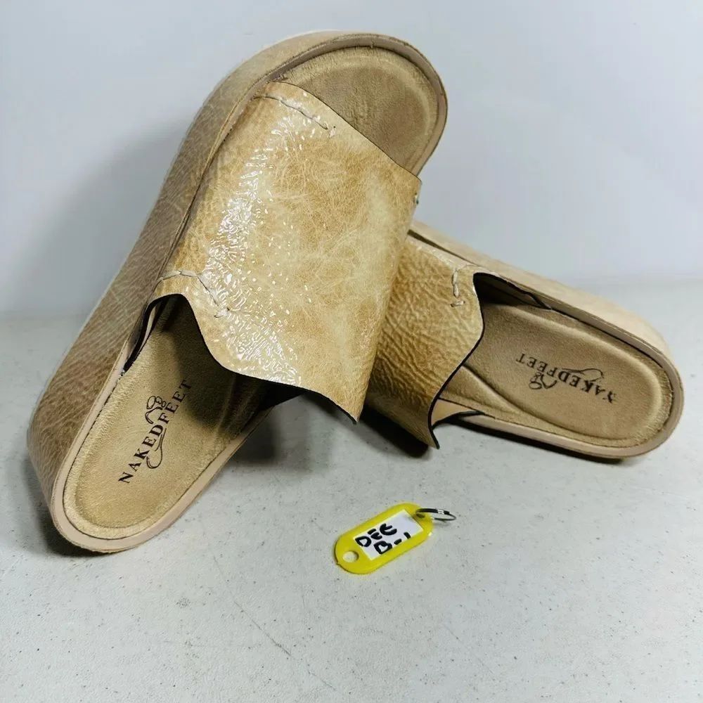 Tan Women's Slide Sandals